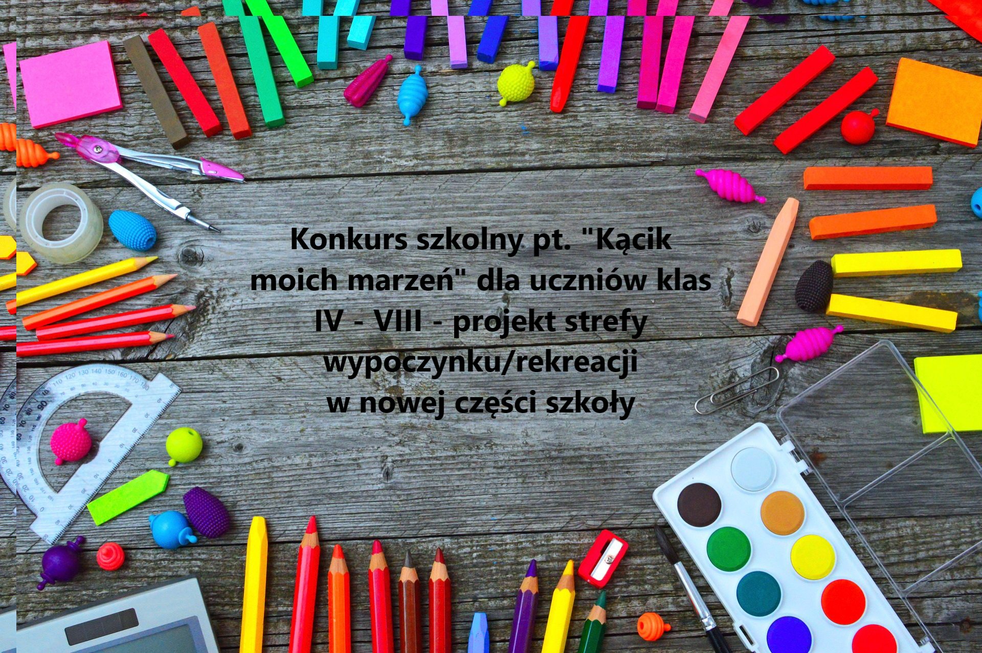Konkurs „Kącik moich marzeń”