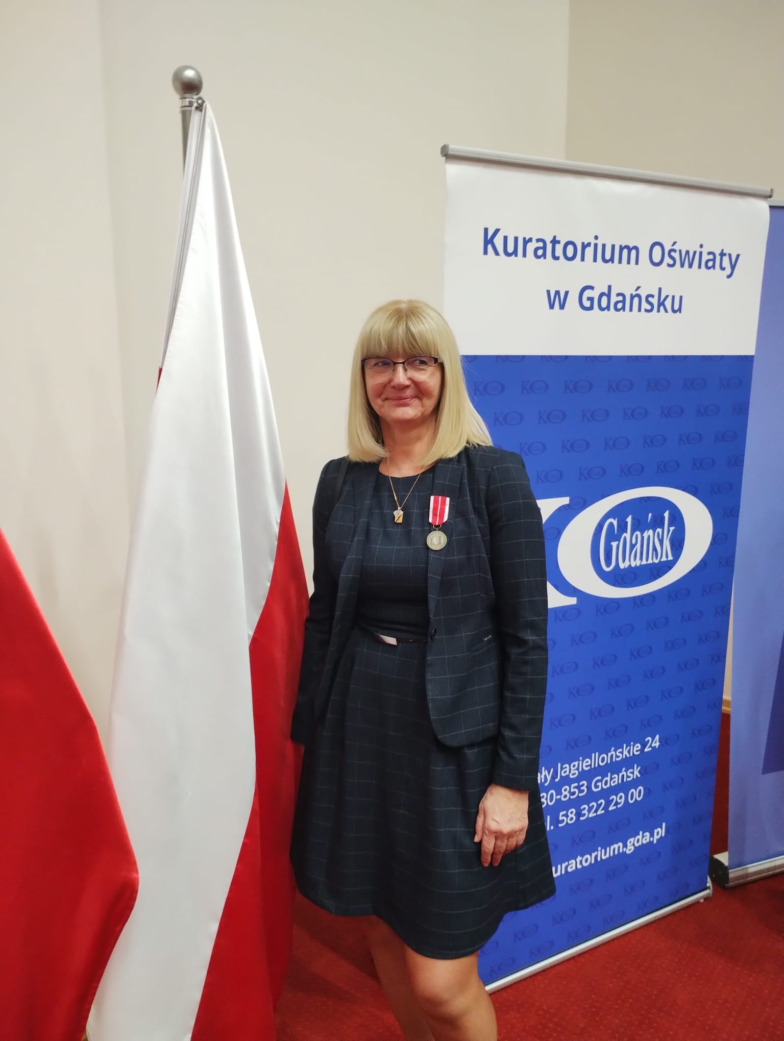 Pani Bogusława Paszowska uhonorowana Medalem Komisji Edukacji Narodowej