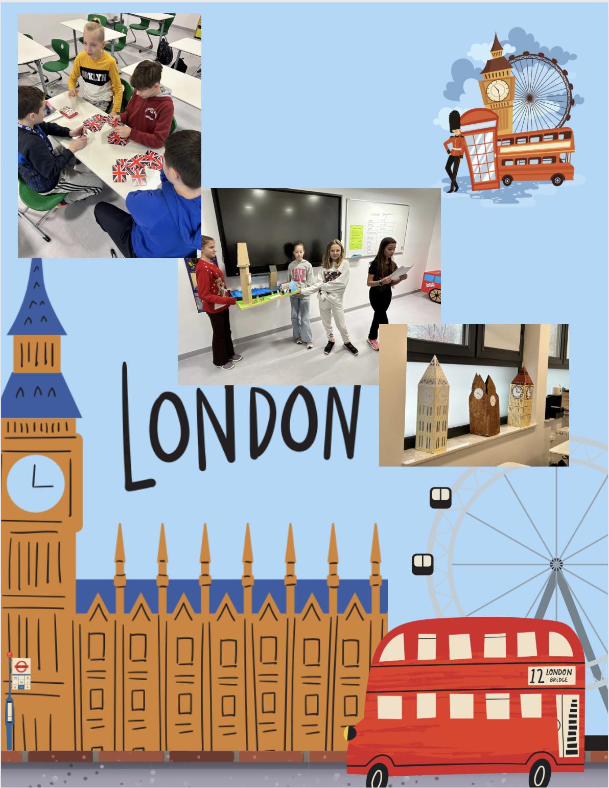 „Symbole – główne atrakcje Londynu”