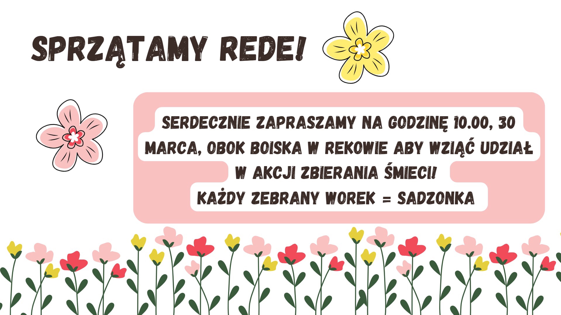 Zielona Reda – zaproszenie na wspólne sprzątanie Redy