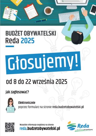 Budżet Obywatelski Reda 2025 – Zagłosuj na projekty w naszym Rekowie!