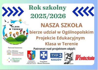 Ogólnopolski Projekt Edukacyjny Klasa w Terenie