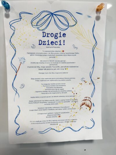 Dzieci dostały kolejny list od Wróżki
