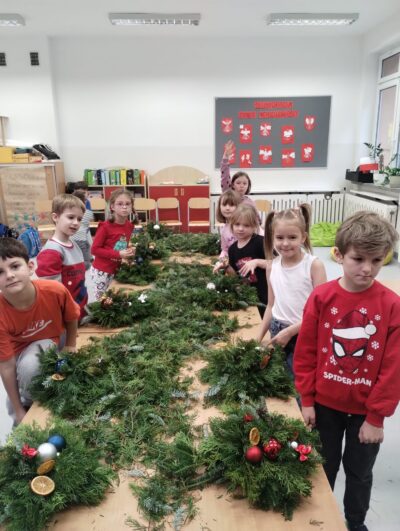 Warsztaty świąteczne klas pierwszych