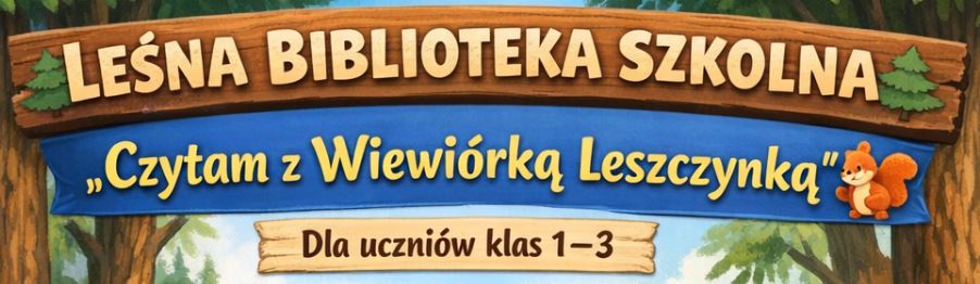 Akcja w naszej Leśnej Bibliotece „Czytam z Wiewiórką Leszczynką”