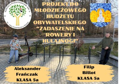 Szkolny Budżet Obywatelski – projekt klasy 5a!