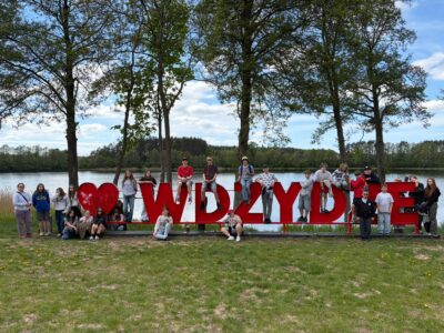 Wycieczka klas 5 a i 7 b do Wdzydz