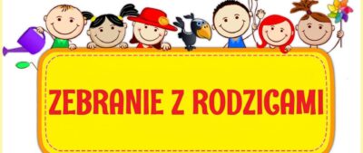 Zebrania wrześniowe w oddziałach przedszkolnych