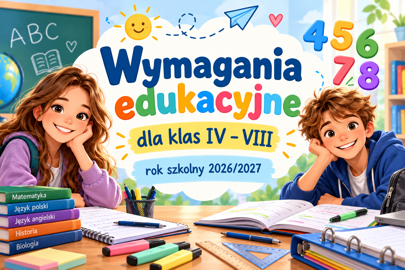 Wymagania edukacyjne dla klas IV - VIII Wymagania edukacyjne dla klas IV - VIII